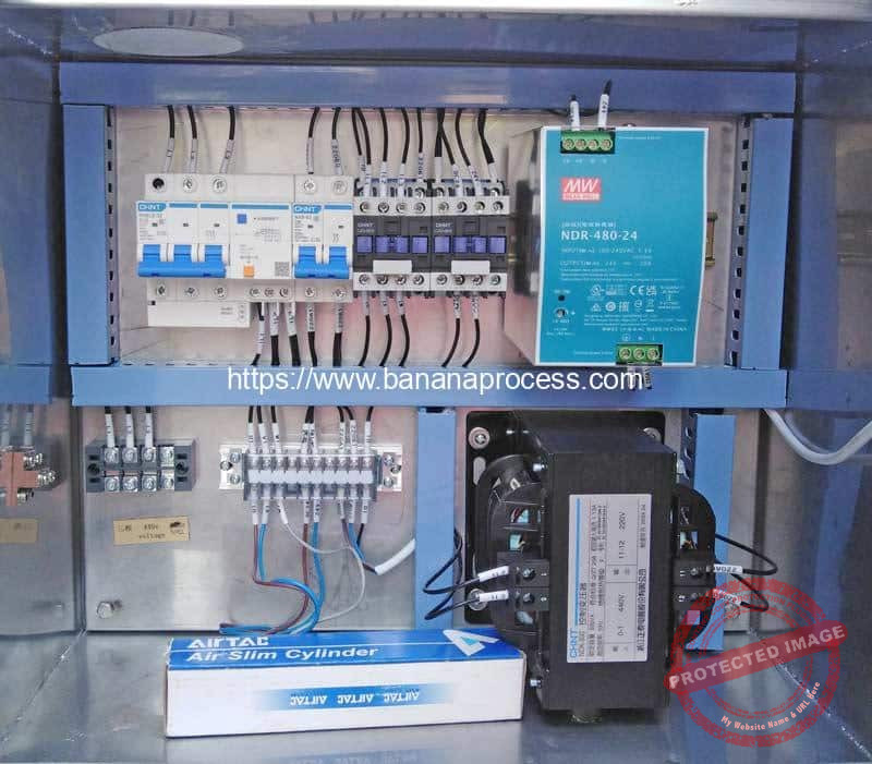 2024-Single-Inlet-Green-Banana-Peeling-Machine-Control-Box-for-Nigeria-Customer